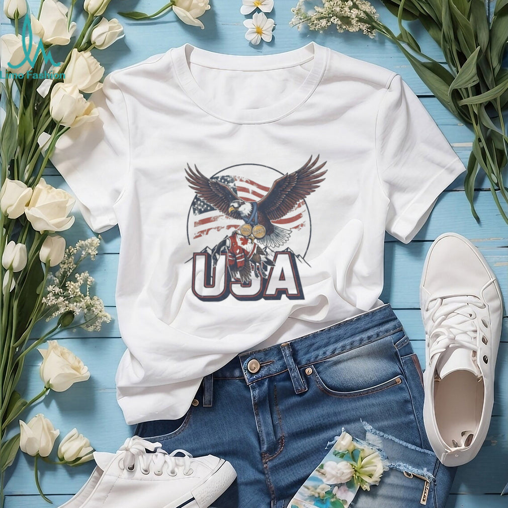 USA Eagle Carrying Canadian Goose 1980 2026 Hockey Rivalry T Shirt
