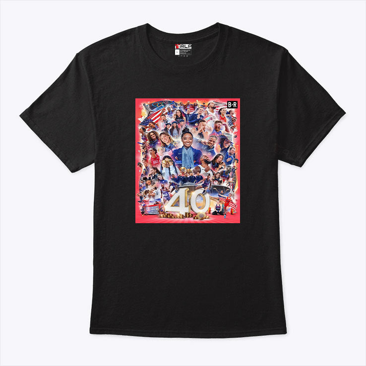 USA Finishes The 2024 Paris Olympics With 40 Gold Medals Shirt