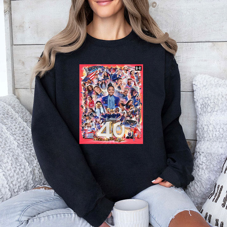USA Finishes The 2024 Paris Olympics With 40 Gold Medals Shirt
