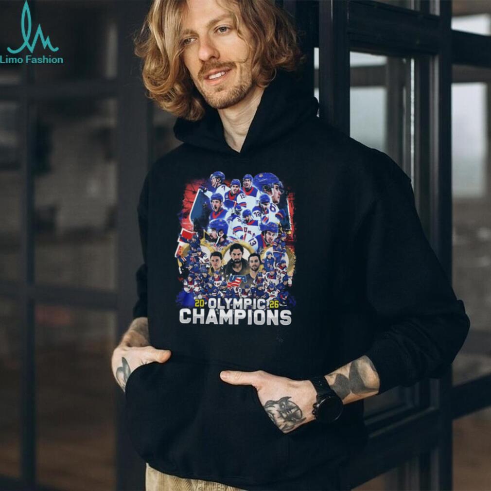 USA Hockey 2026 Olympic Champions Commemorative Team T Shirt