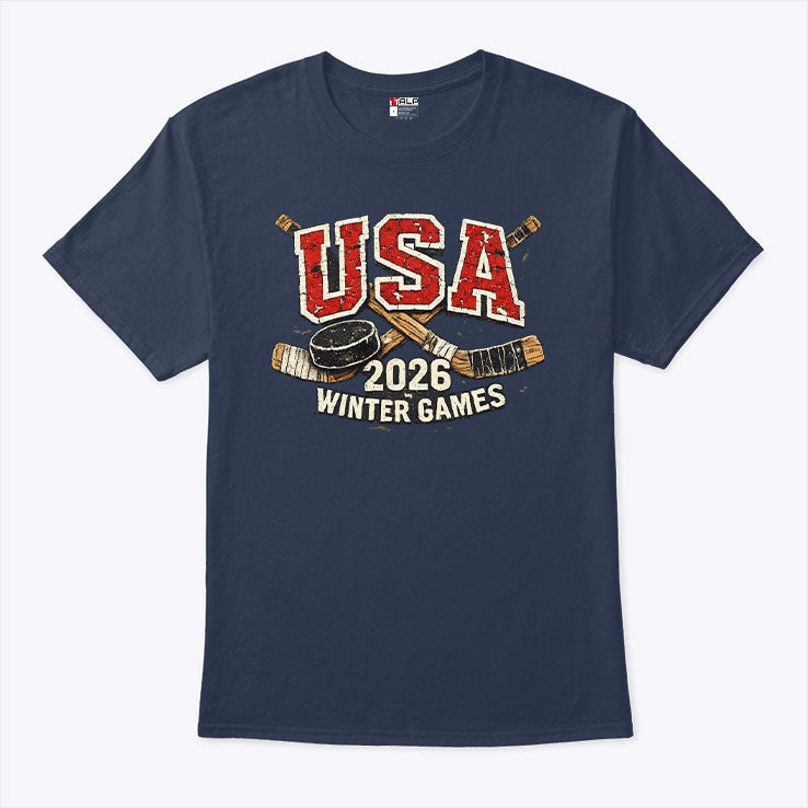 USA Hockey 2026 Winter Games T Shirt