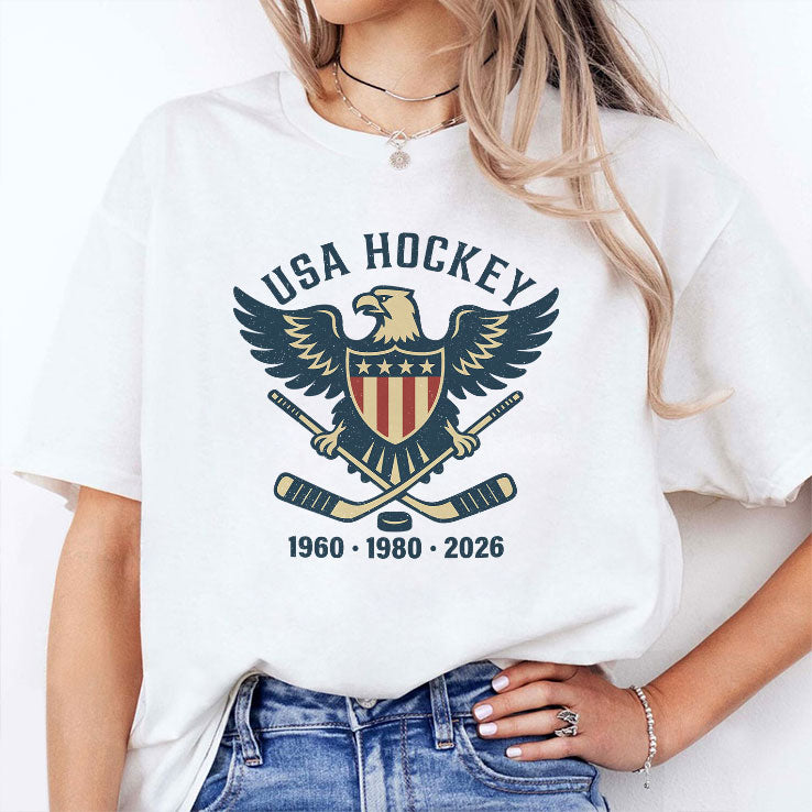 USA Hockey Eagle 1960 1980 2026 Shirt