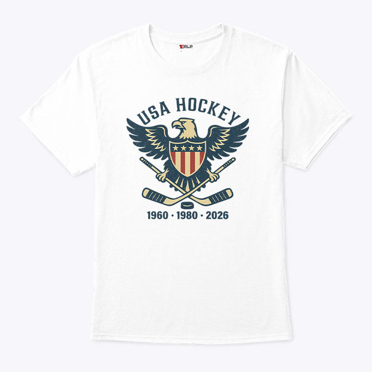 USA Hockey Eagle 1960 1980 2026 Shirt