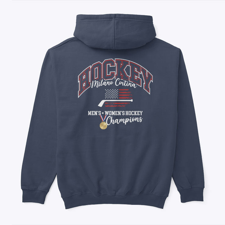USA Hockey Men’s And Women’s Hockey Champions Hoodie
