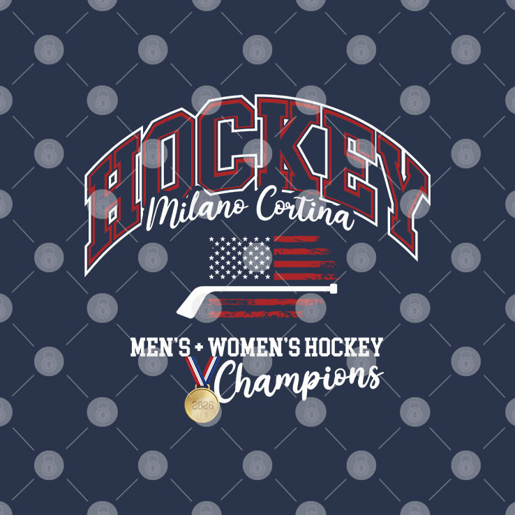 USA Hockey Men’s And Women’s Hockey Champions Hoodie