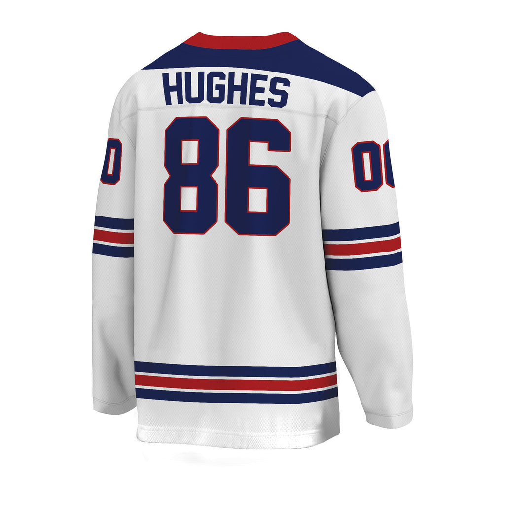 USA Jack Hughes Hockey Jersey