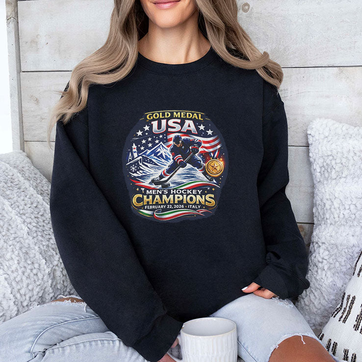 USA Men’s Hockey Gold Medal Champions 2026 Shirt