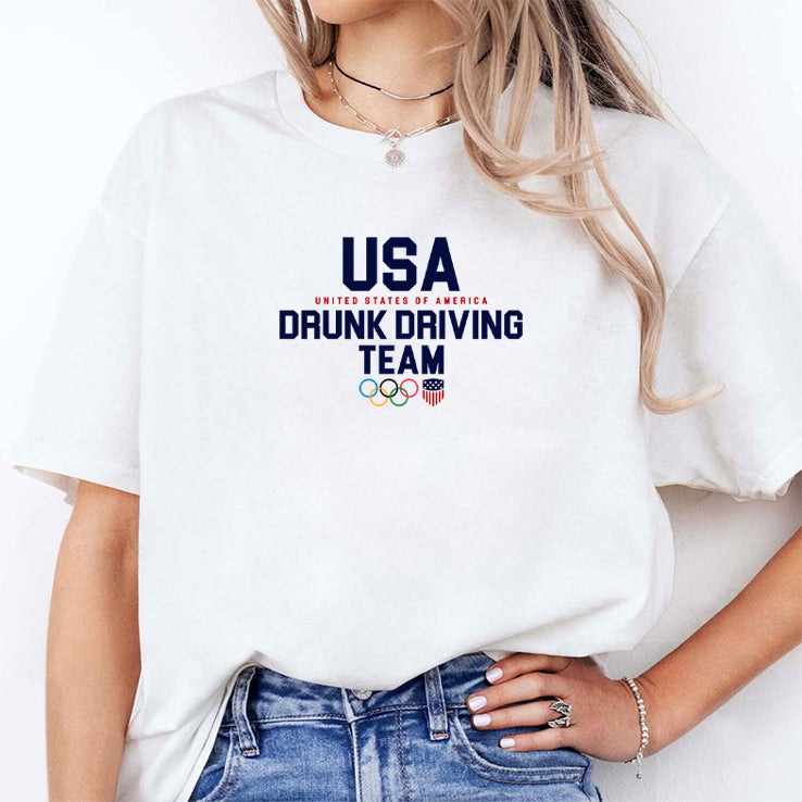 USA Olympic Drunk Driving Team T Shirt