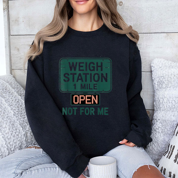 USA Trucker Weigh Station Not For Me Proud To Haul CDL T Shirt