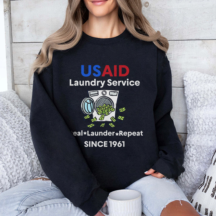 USAID Laundry Service Steal Launder Repeat Since 1961 Shirt
