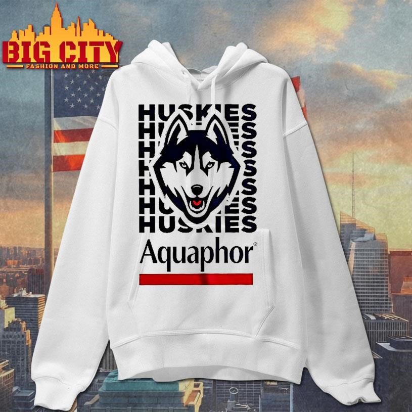 Uconn Huskies Aquaphor Logo Woman Shirt