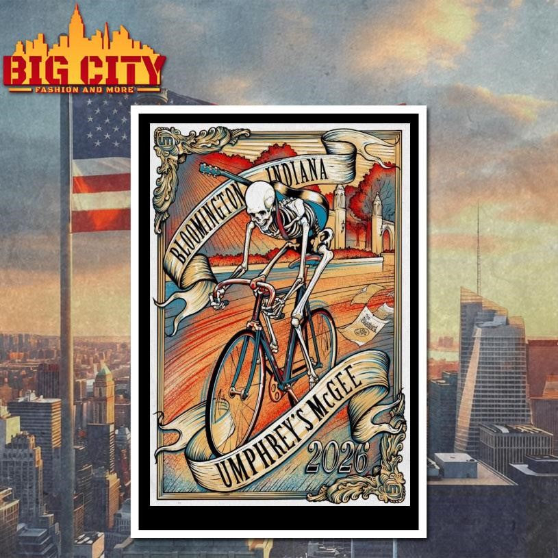 Umphrey’s McGee Event Bloomington IN On Jan 29 2026 Poster Shirt