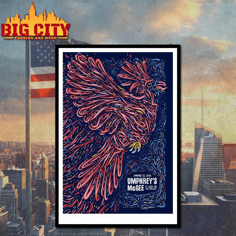 Umphrey’s McGee Jan 22 2026 St. Louis MO Poster Shirt