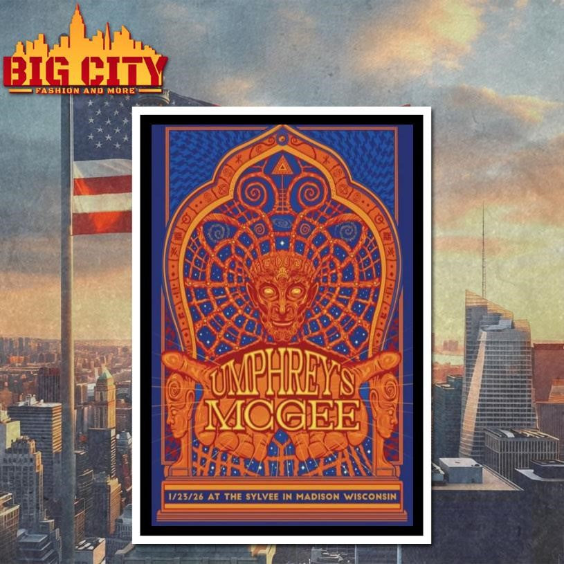 Umphrey’s McGee Madison, WI January 23 2026 Concert Poster Shirt