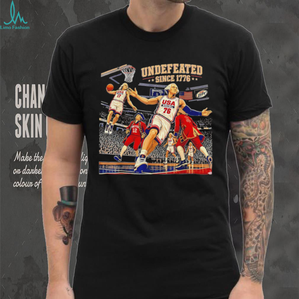 Undefeated Since 1776 America 4th of July Shirt