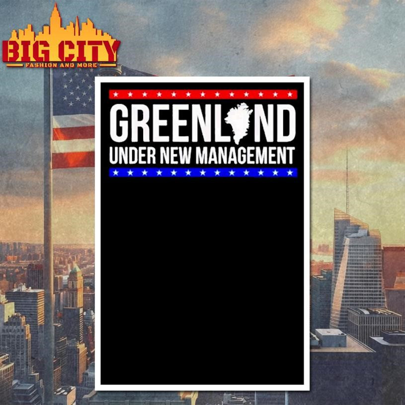 Under New Management Greenland Usa Shirt
