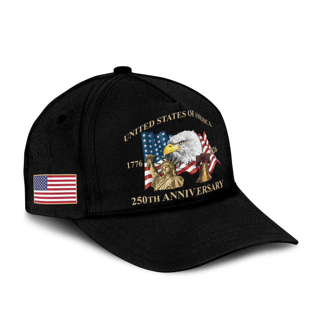 United States Of America 250th Anniversary 1776-2026 Hat