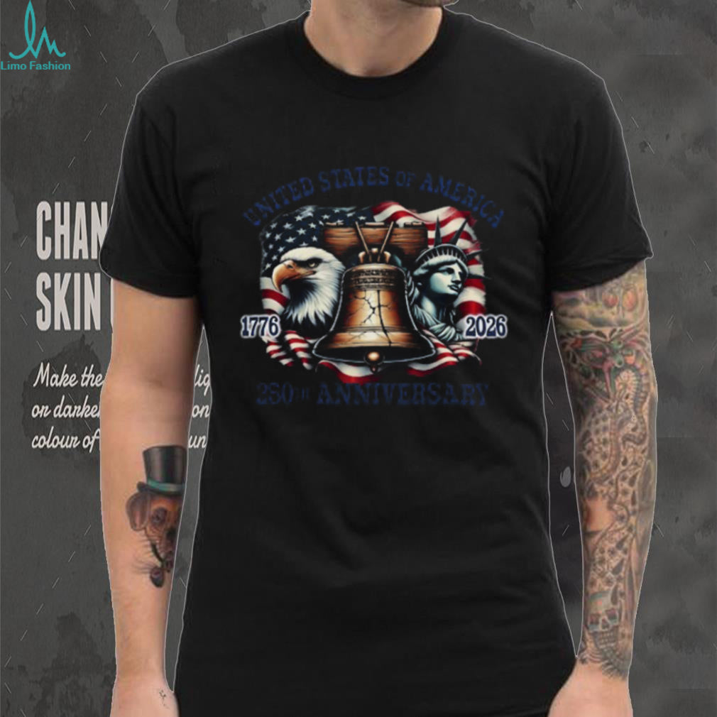 United States of America 250th Anniversary 1776 2026 Liberty Bell T Shirt