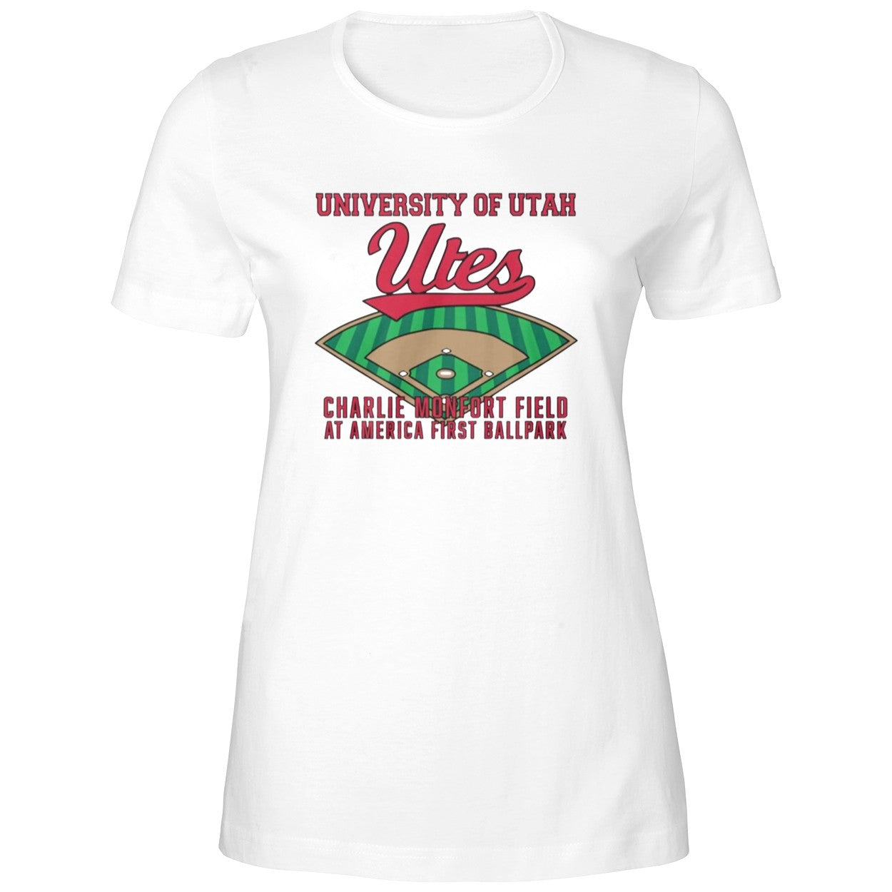 University Of Utah Utes Charlie Monfort Field At America First Ballpark Shirt