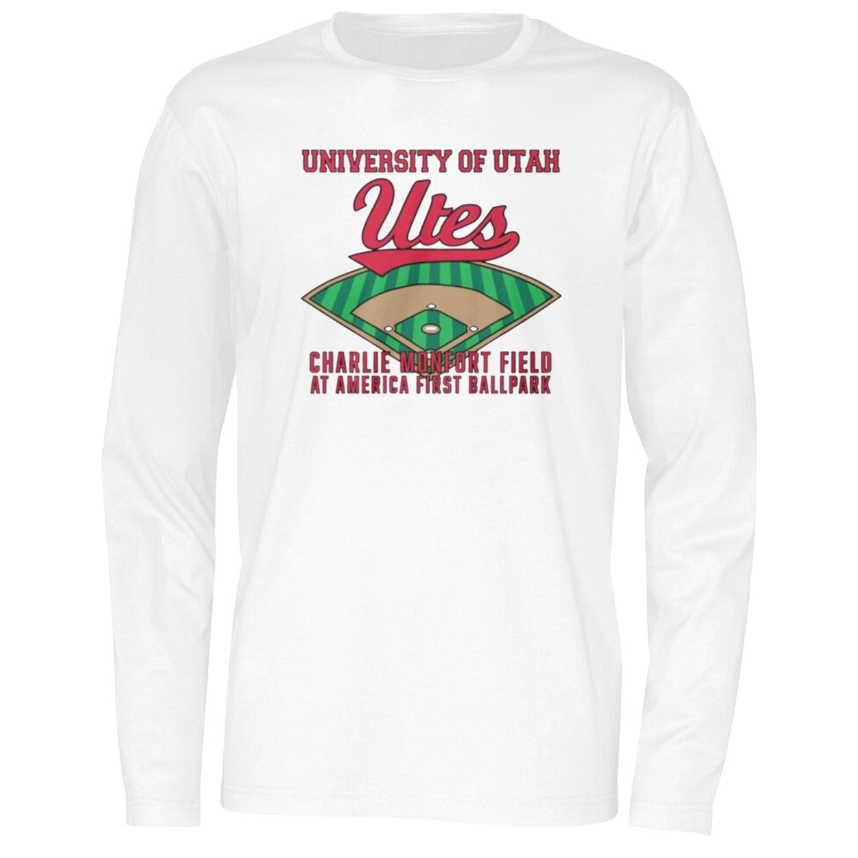 University Of Utah Utes Charlie Monfort Field At America First Ballpark Shirt