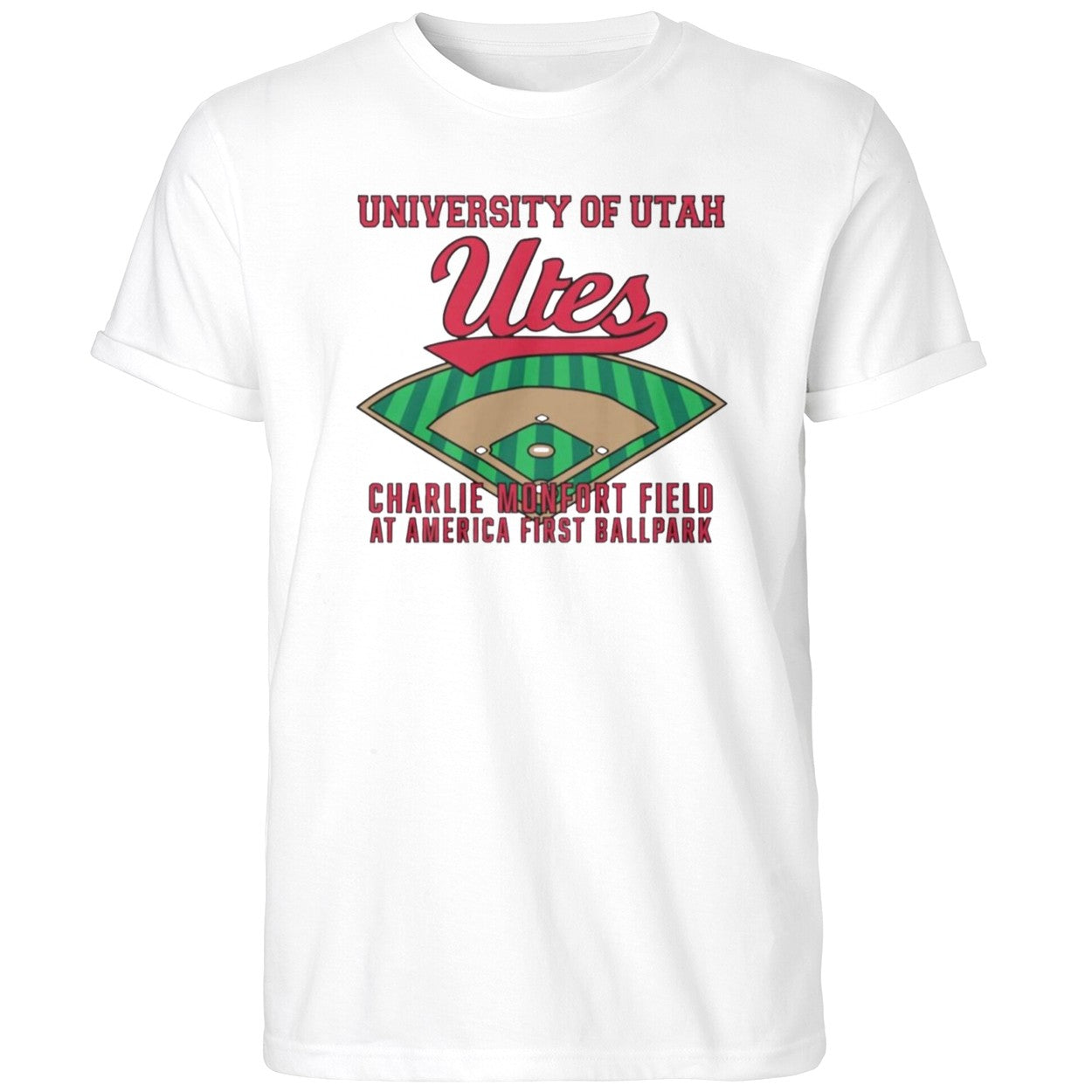 University Of Utah Utes Charlie Monfort Field At America First Ballpark Shirt