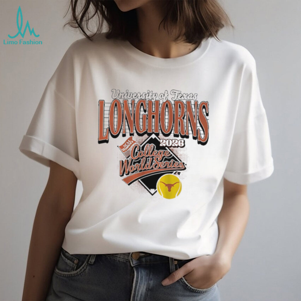 University of Texas Longhorns 2026 College World Series Softball T Shirt