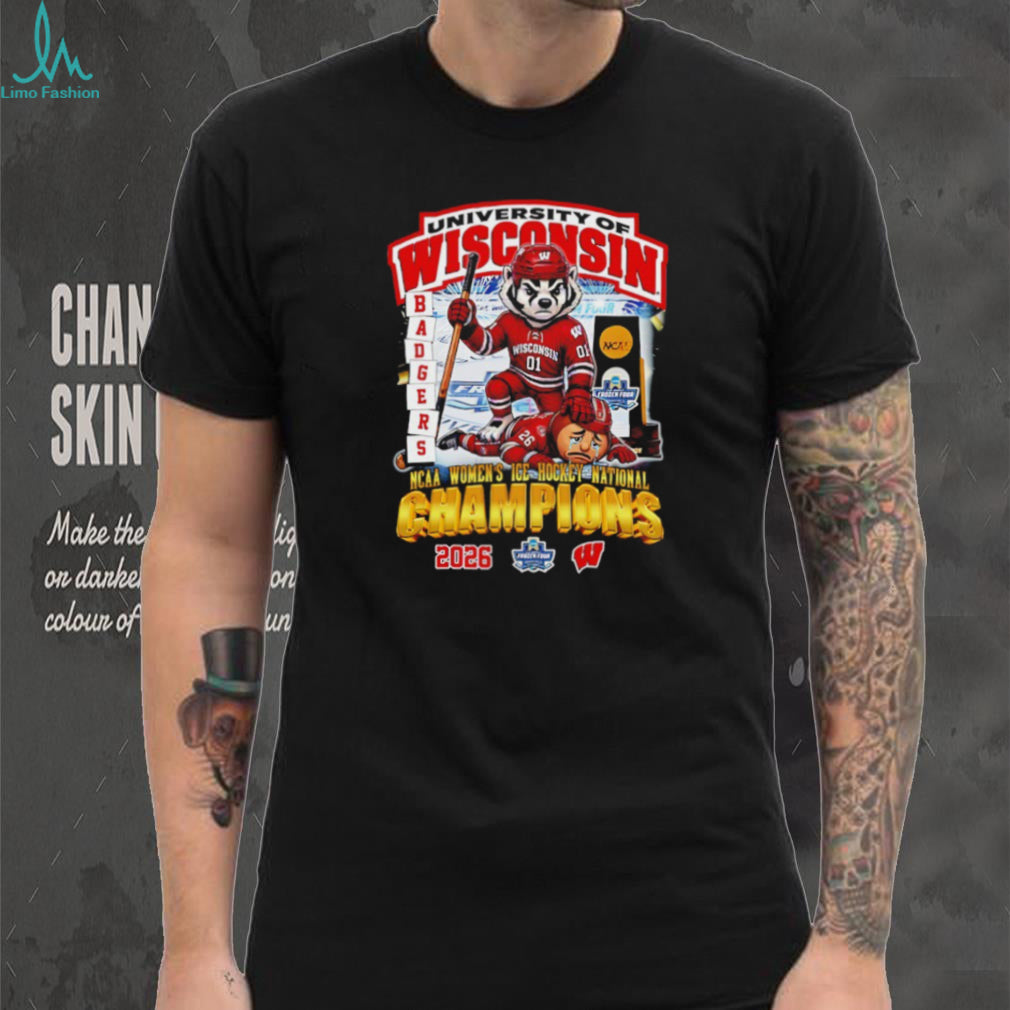 University of Wisconsin Badgers 2026 NCAA Women’s Ice Hockey National Champions T Shirt
