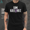 Unkillable Awareness Ribbon Graphic Inspirational Quote T Shirt