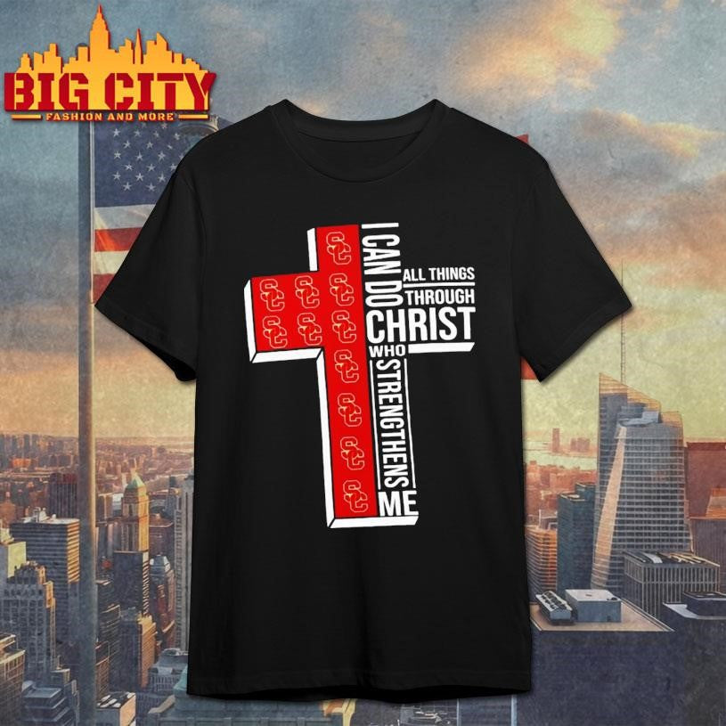 Usc Trojans Ncaa I Can Do All Things Through Christ Who Strengthens Me Christian Shirt