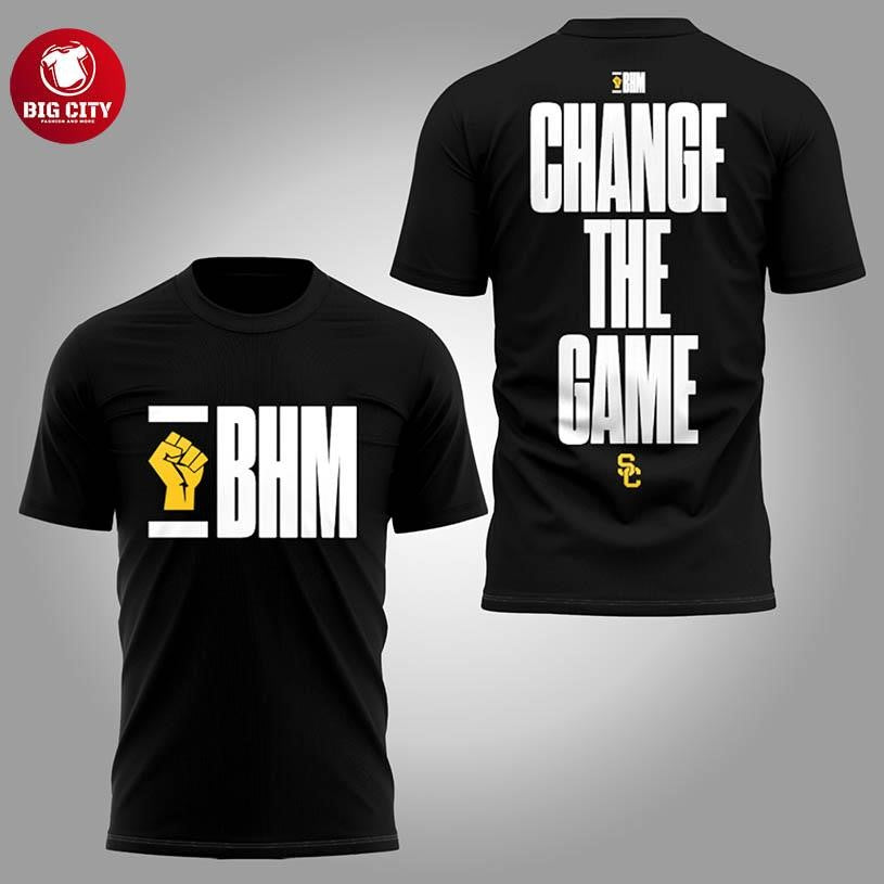 Usc Women Basketball Bhm Change The Game Two Sided Shirt