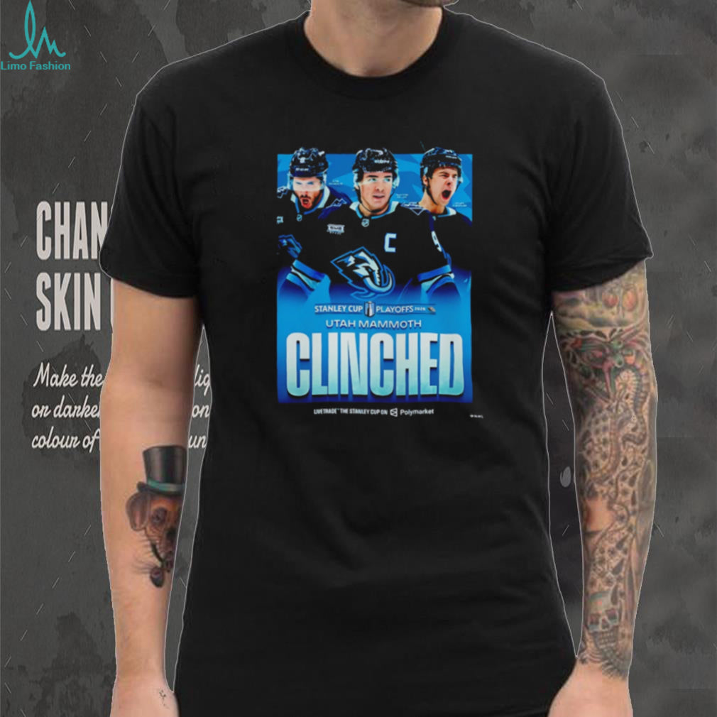 Utah Mammoth Clinched 2026 Stanley Cup Playoffs NHL T Shirt