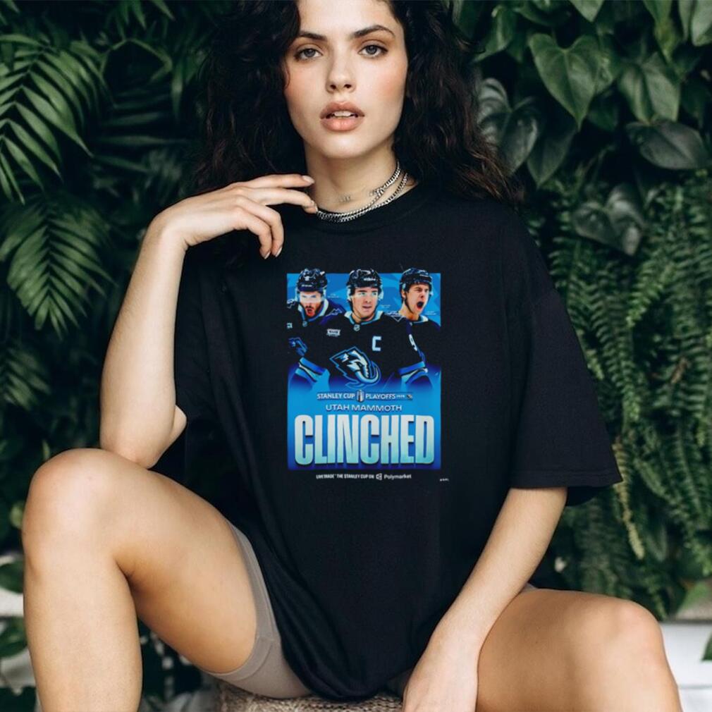 Utah Mammoth Clinched 2026 Stanley Cup Playoffs NHL T Shirt