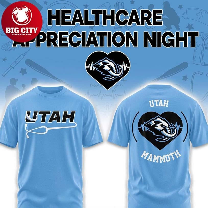 Utah Mammoth Healthcare Appreciation x NHL 2026 Night Two Sided Shirt