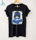 Utah Mammoth Hockey Club Mammoth Girl Blue Messy Bun Vintage Fan Women T Shirt