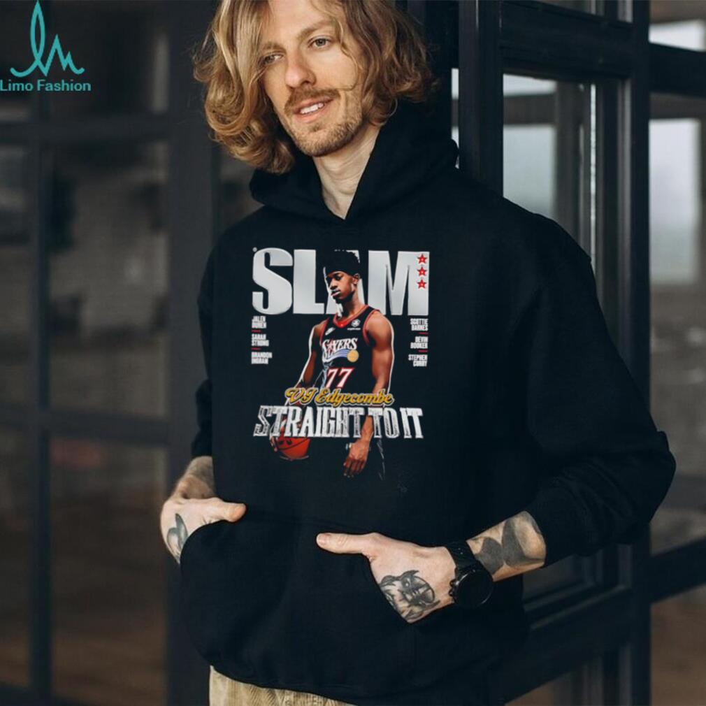 VJ Edgecombe SLAM Magazine Straight To It Basketball T Shirt