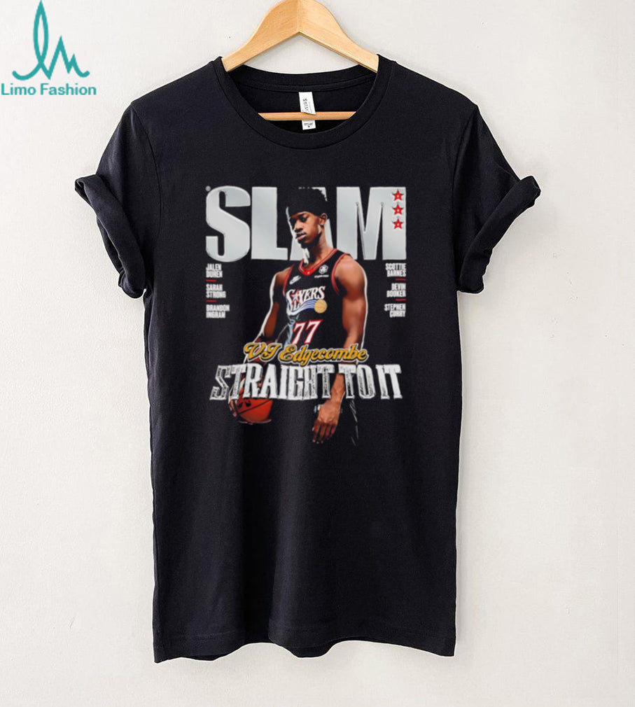 VJ Edgecombe SLAM Magazine Straight To It Basketball T Shirt