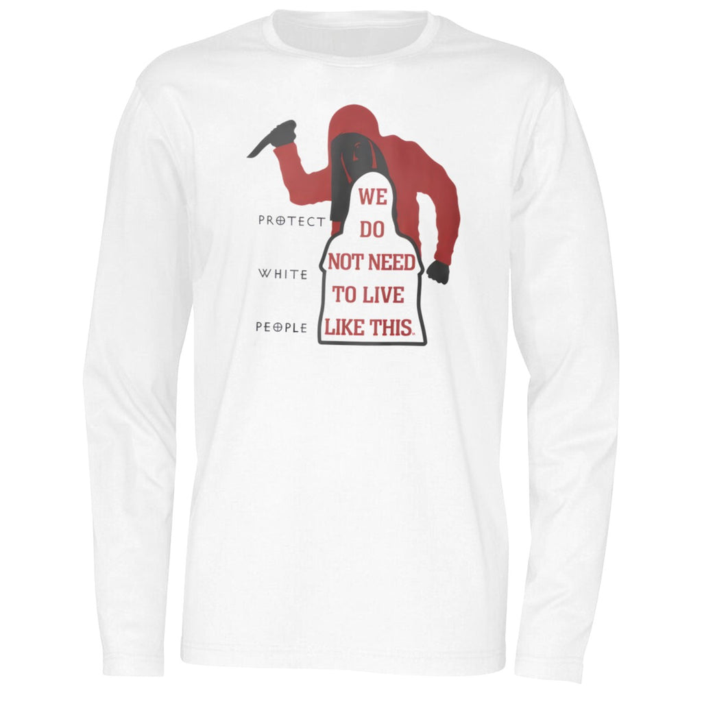 Vacant Q City Metro White People We Do Not Need To Live Like This Shirt