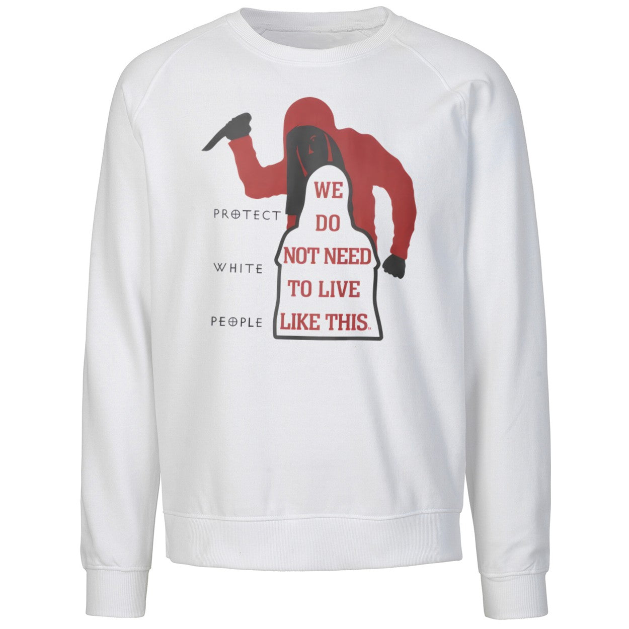 Vacant Q City Metro White People We Do Not Need To Live Like This Shirt