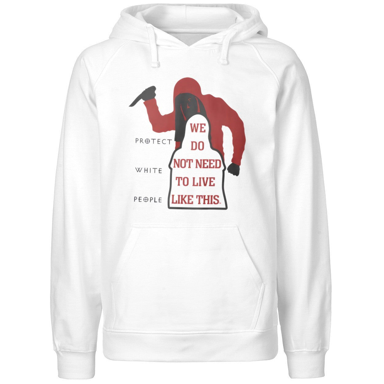 Vacant Q City Metro White People We Do Not Need To Live Like This Shirt