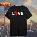 Valentine’s day love 2026 US map T-Shirt