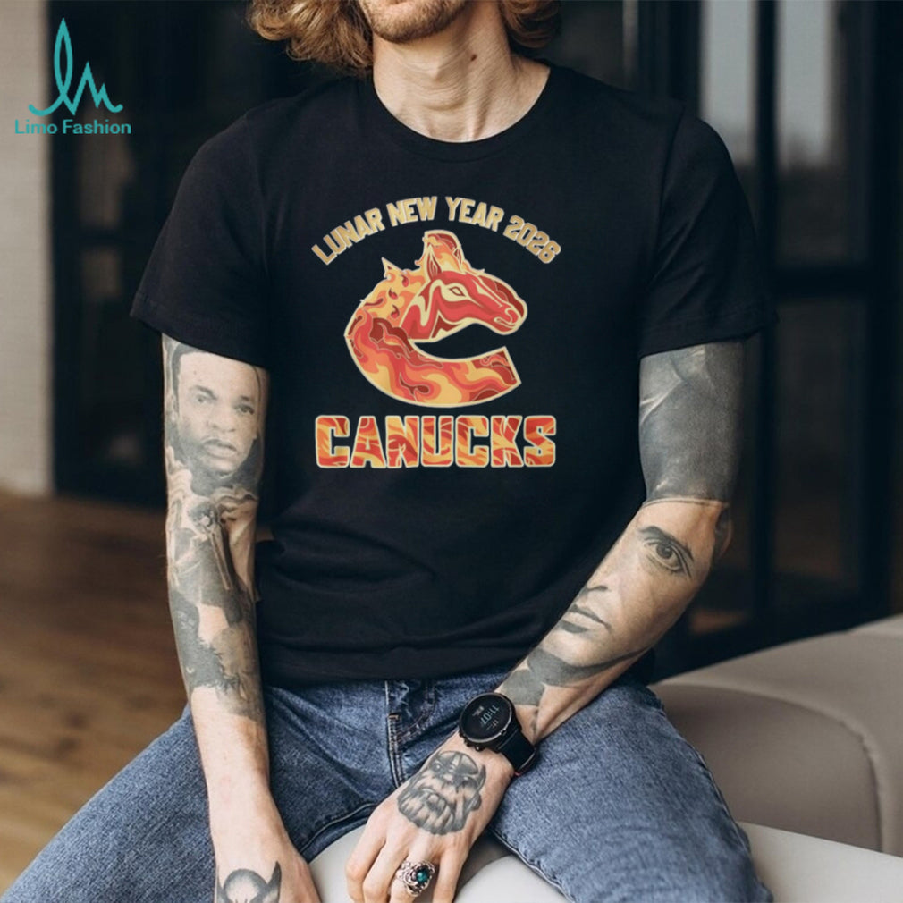 Vancouver Canucks Lunar New Year 2026 Year of the Horse T Shirt