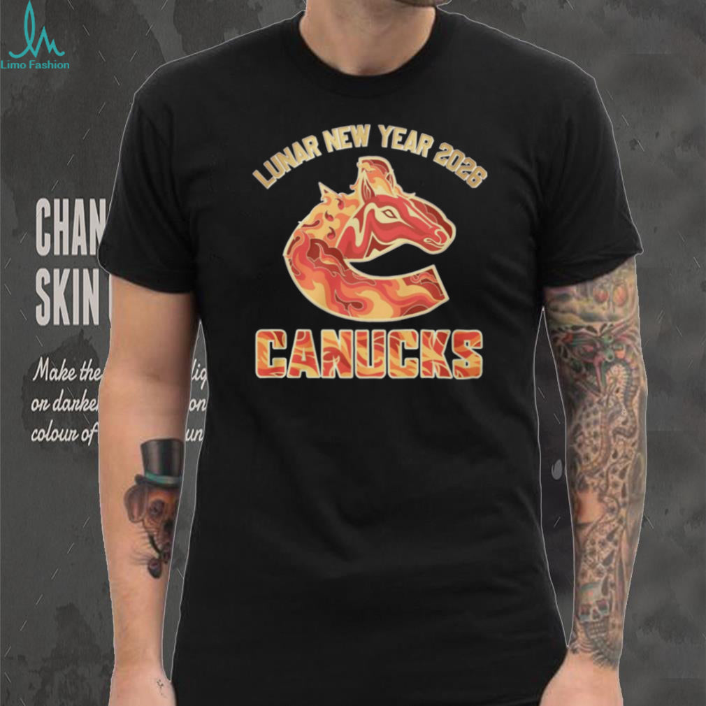 Vancouver Canucks Lunar New Year 2026 Year of the Horse T Shirt