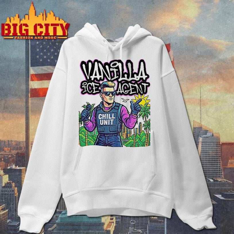 Vanilla Ice Agent Chill Unit Meme Pop Culture Parody Shirt