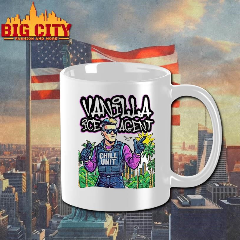 Vanilla Ice Agent Chill Unit Meme Pop Culture Parody Shirt