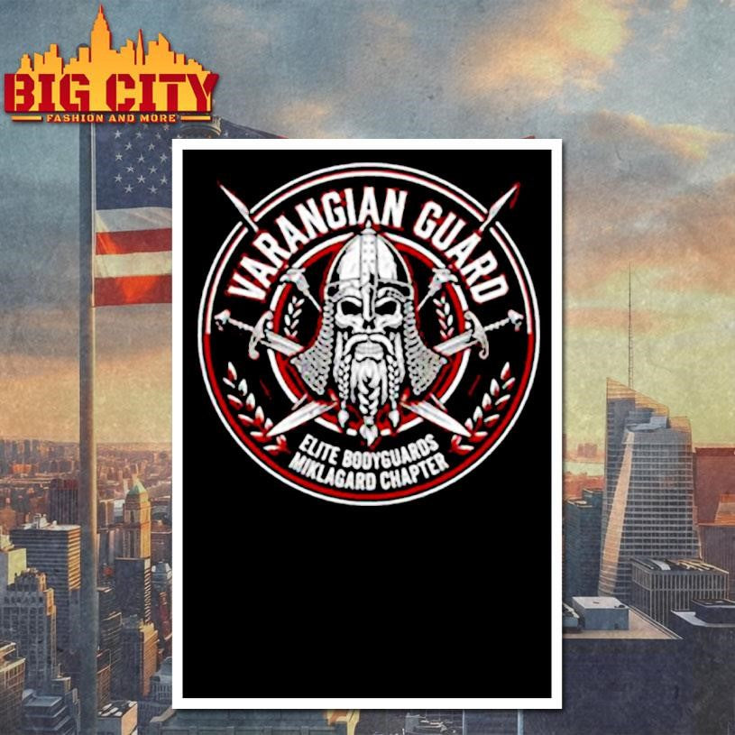 Varangian Guard elite bodyguards Miklagard chapter logo shirt