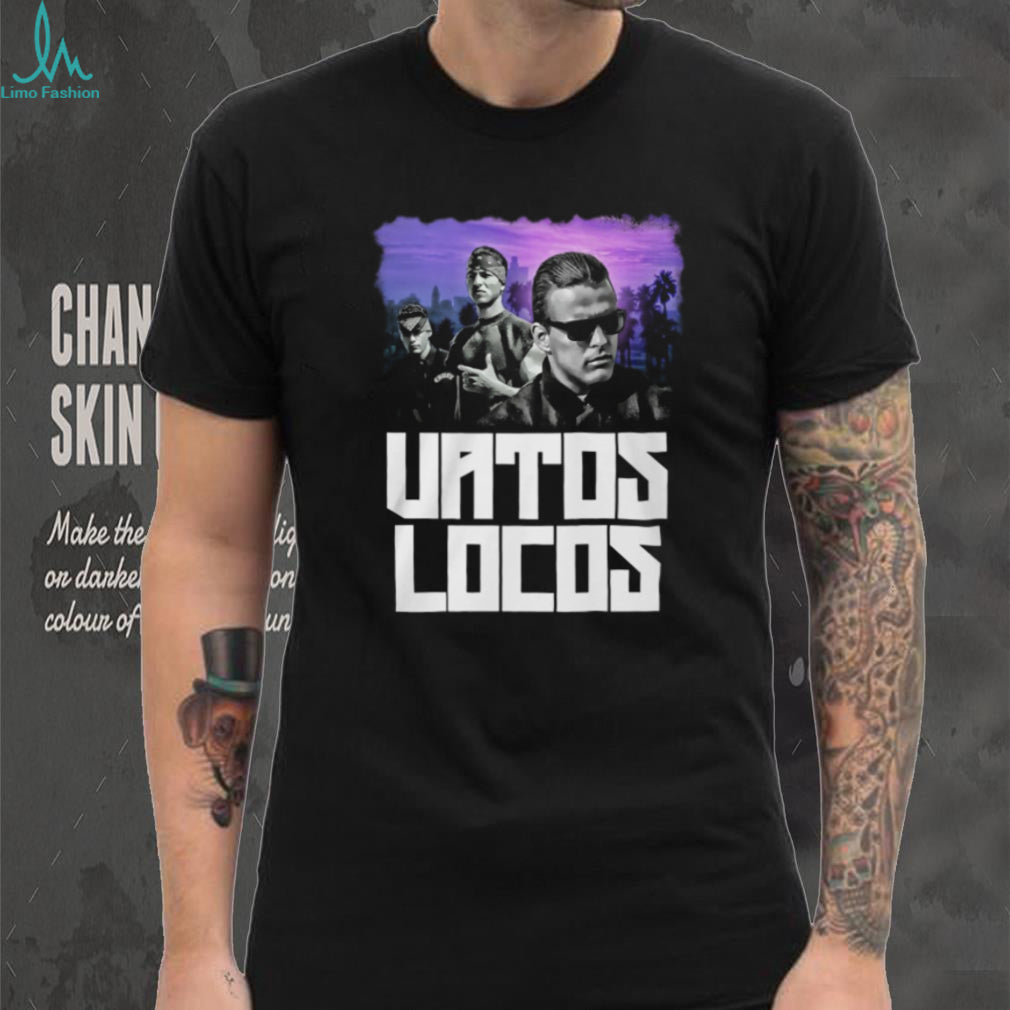 Vatos Locos Forever Blood In Blood Out Purple Sunset Graphic T Shirt