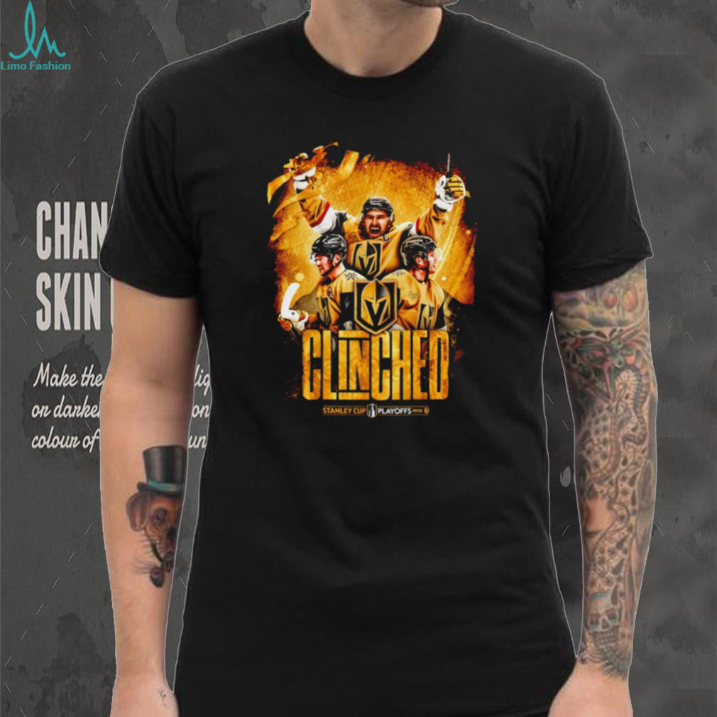 Vegas Golden Knights Clinched 2025 Stanley Cup Playoffs T Shirt