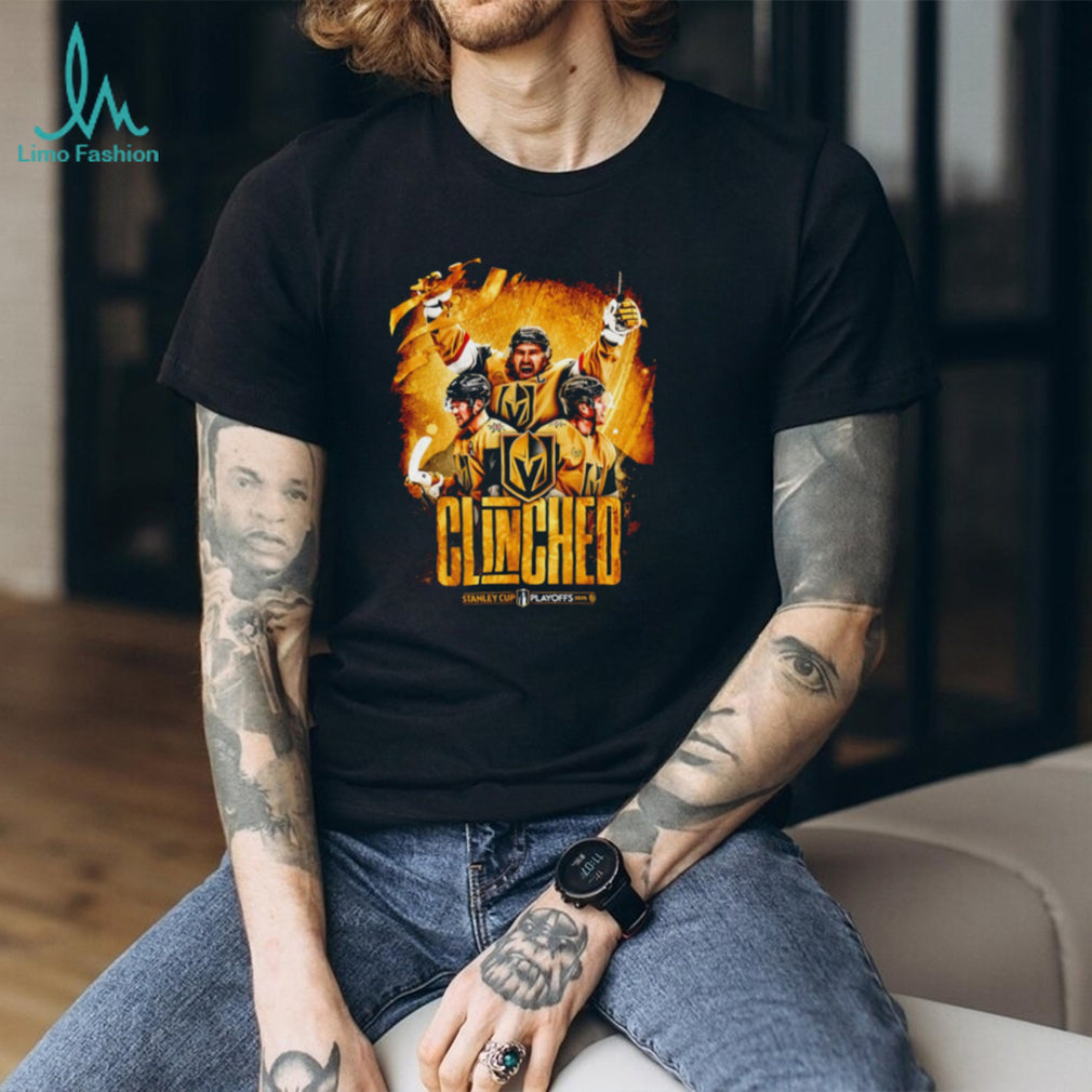 Vegas Golden Knights Clinched 2025 Stanley Cup Playoffs T Shirt