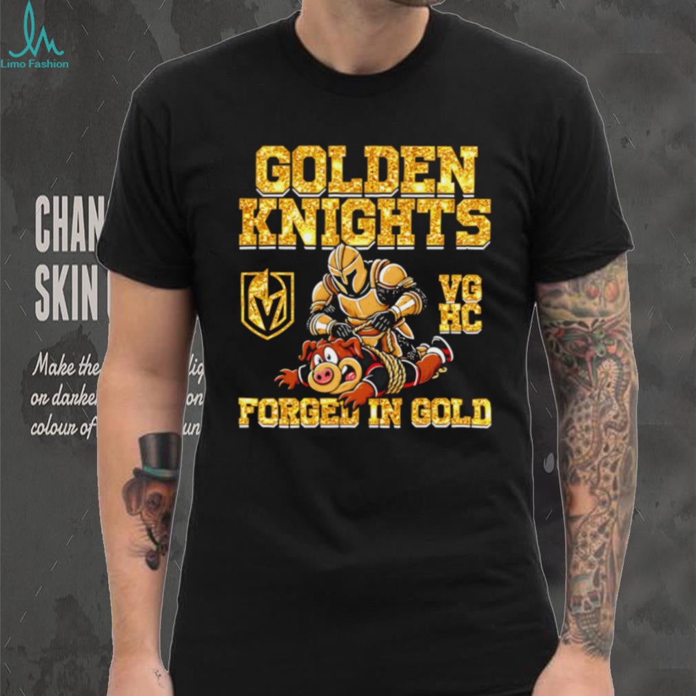 Vegas Golden Knights Forged In Gold Hockey Fan shirt