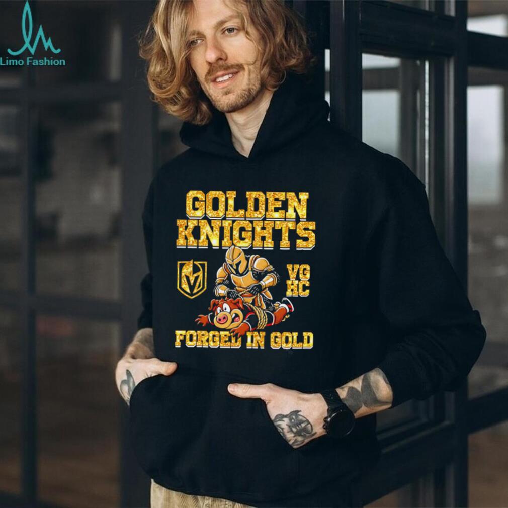 Vegas Golden Knights Forged In Gold Hockey Fan shirt